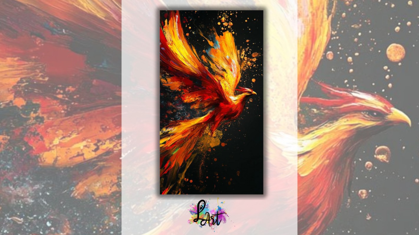 Zážitkové maľovanie- Vstal z popola