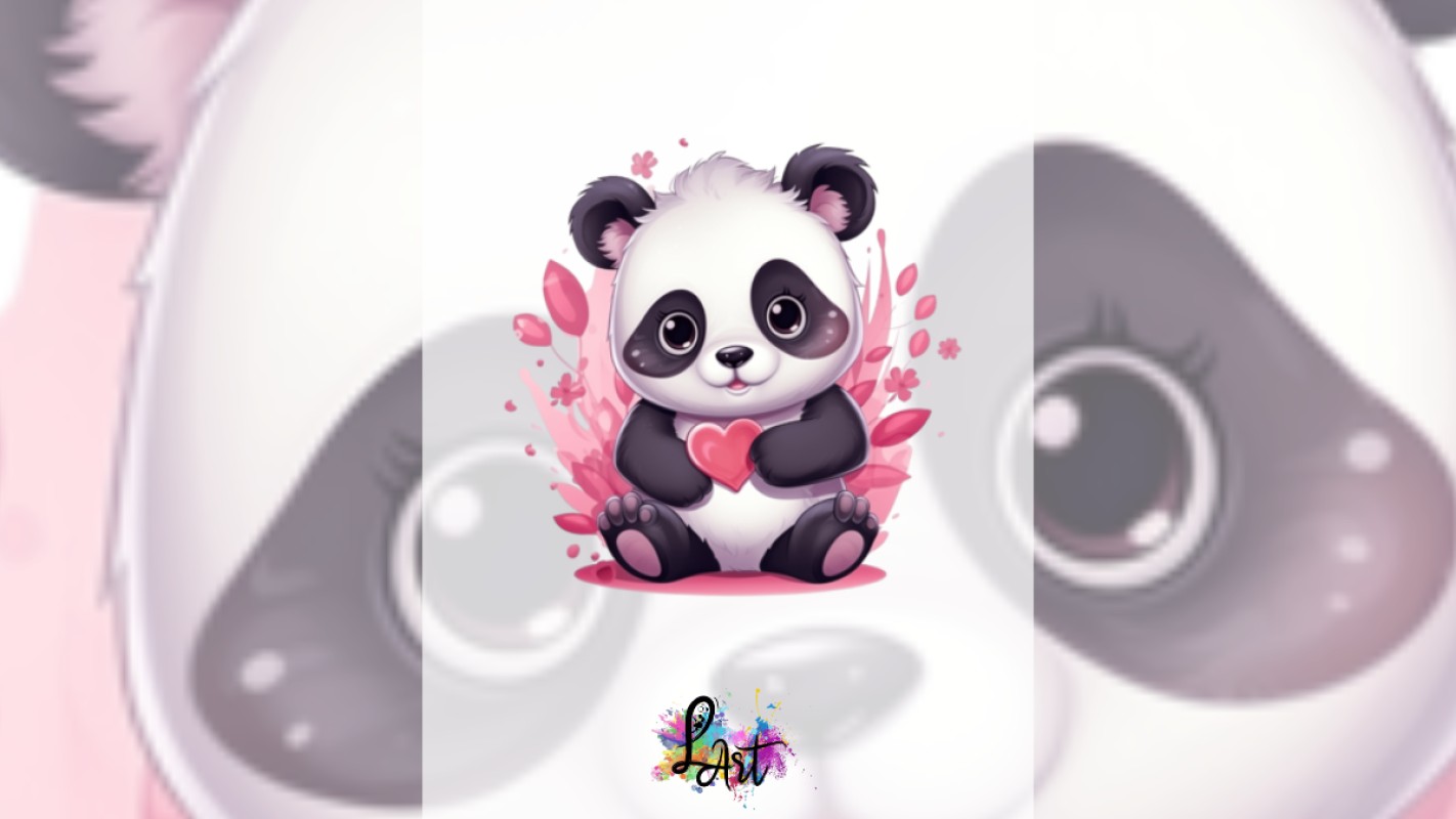 Zážitkové maľovanie pre deti - Panda