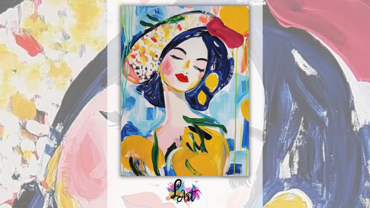 Obrázok udalosti: Zážitkové maľovanie- Žena s ovocím 