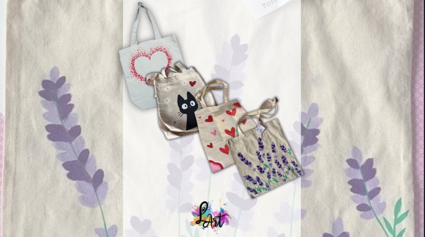 Zážitkové maľovanie pre deti - Maľba na tašky 