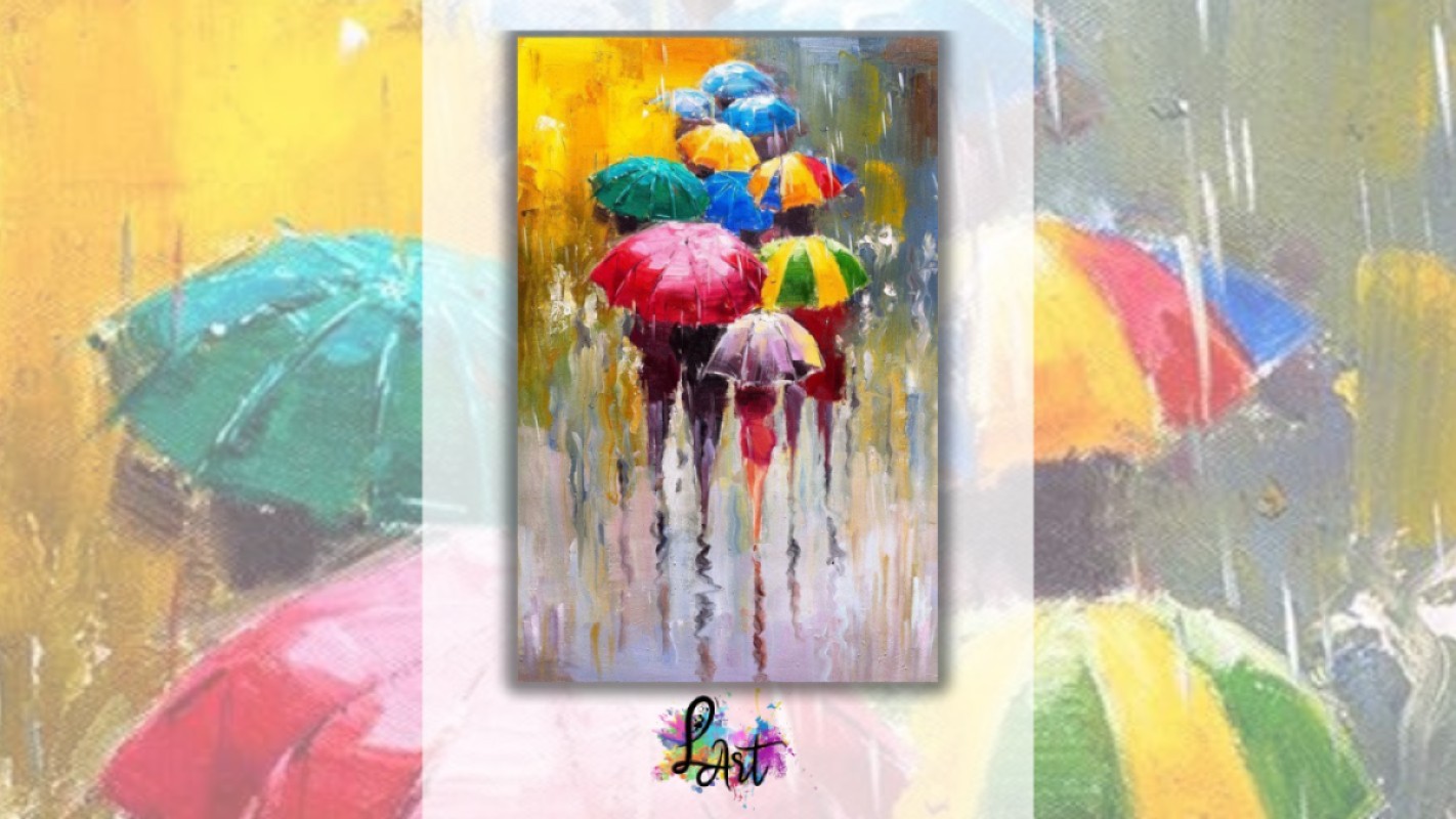 Obrázok udalosti: Zážitkové maľovanie- Farebný dažď 