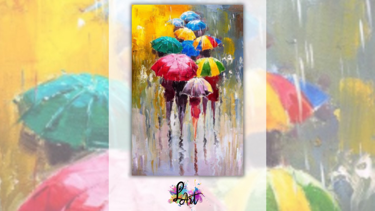 Obrázok udalosti: Zážitkové maľovanie- Aprílový dážď