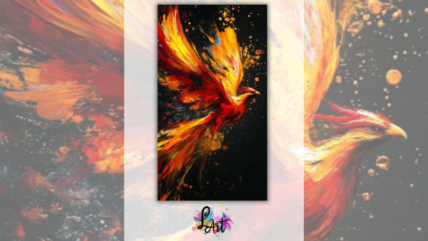 Obrázok udalosti: Zážitkové maľovanie- Zrodený z popola