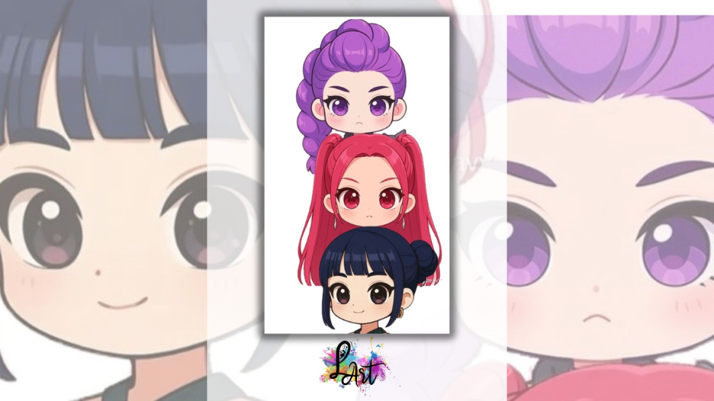 Zážitkové maľovanie pre deti - KPOP TRIO