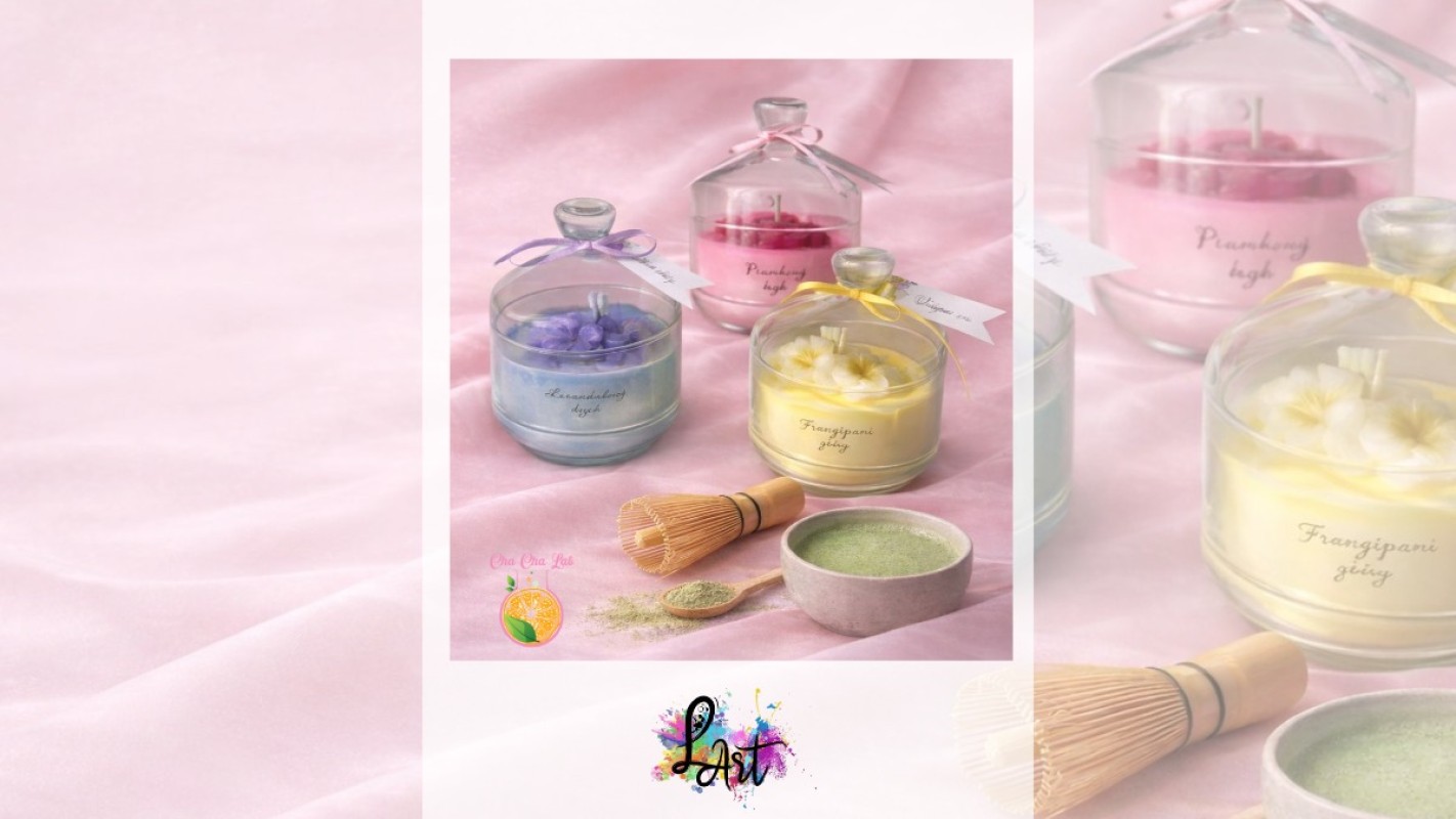 Zážitkové tvorenie-  Tvorba sójových sviečok & Matcha rituál