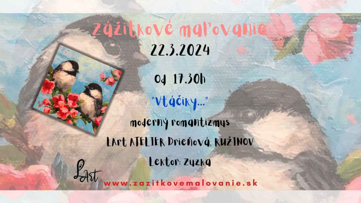 Zážitkové maľovanie- ,,Vtáčiky..."- moderný romantizmus